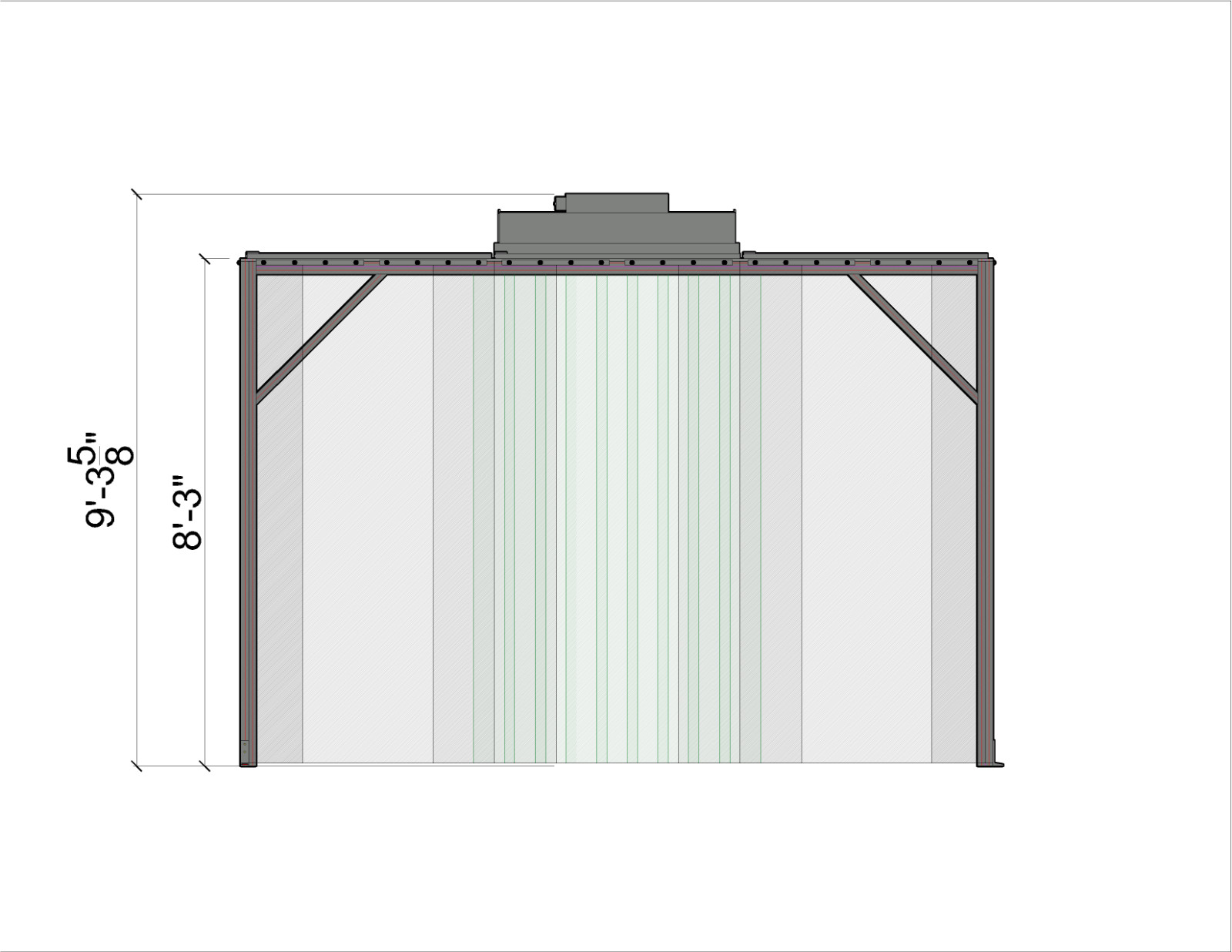 12′ x 10′ SOFT Wall Clean Room ISO8 class 100,000 HEPA Filter Cleanroom; DIY-Kit