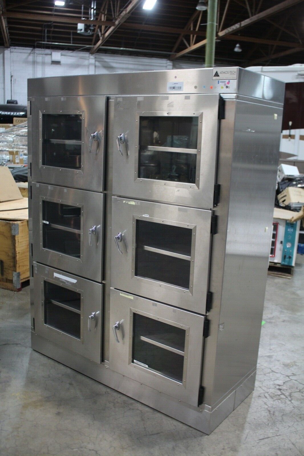 Atmos-Tech 6-Compartment Stainless Steel Clean Room Cabinet