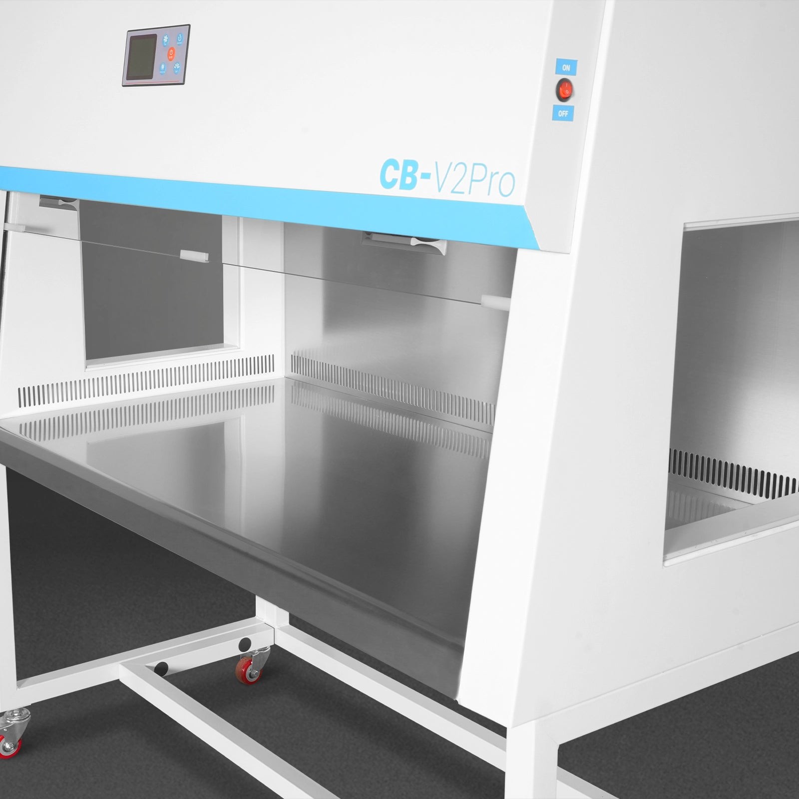 57.5” Vertical Laminar Flow Clean Bench With HEPA&UV, ISO Class 5, CB-V2Pro