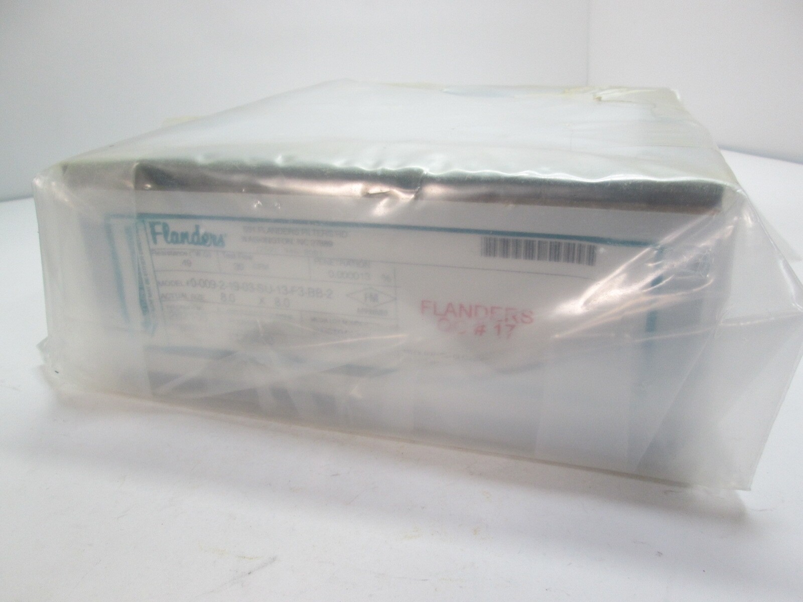 New Flanders 0-009-2-19-03-SU-13-F3-BB-2 Filter, 8″ x 8″, 30 CFM, 3.250 Wide