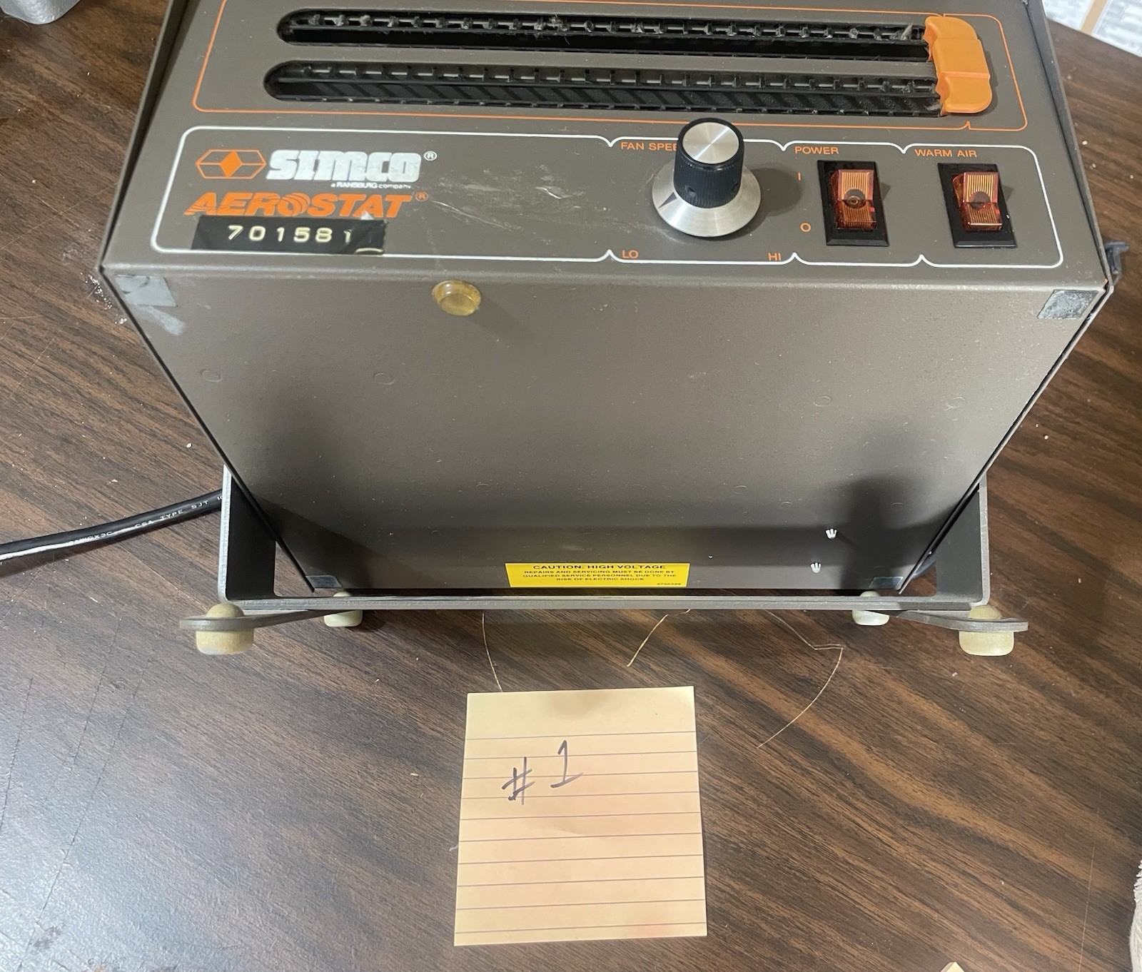 Simco Aerostat A300 Ionized Heated Variable Air Blower | Anti-Static Ref #1