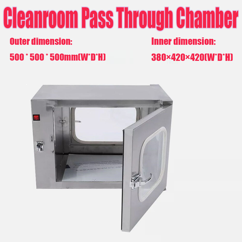 Stainless Electrical Interlock Transfer Window For Clean Room 50*50*50CM