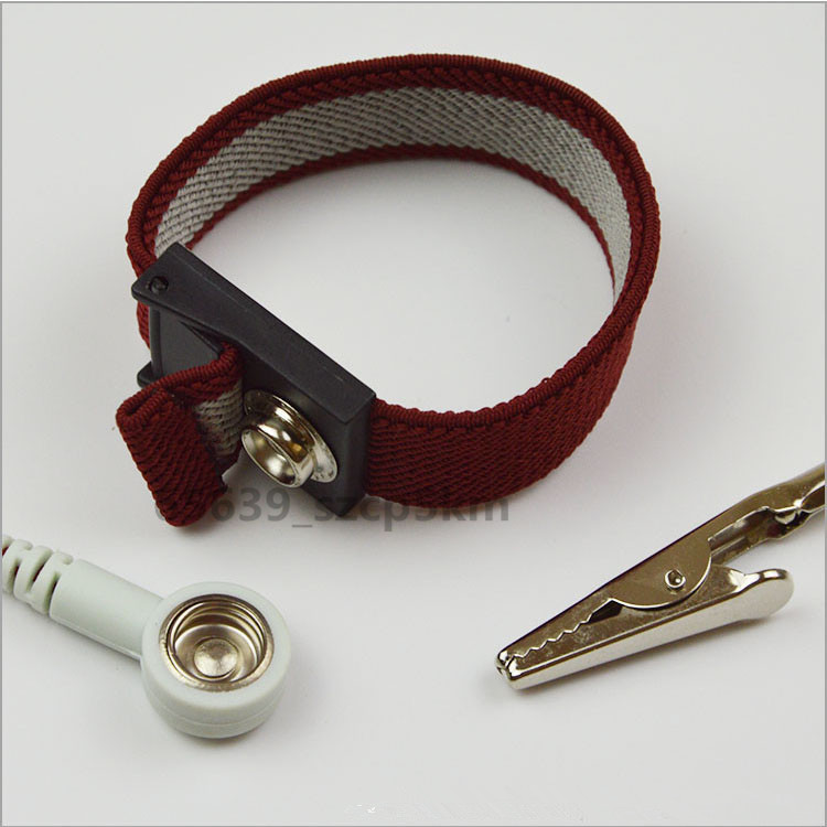 NEW Anti-static Antistatic ESD Ground Strap Wrist Band Grounding Bracelet Red