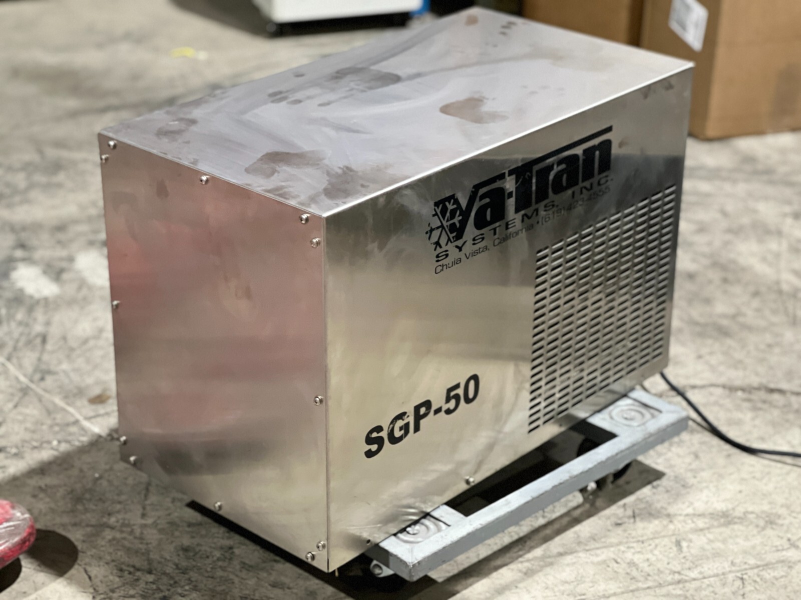Va-Tran Systems, Inc. Model SGP-50-100 CO2 Purifier for Carbon Dioxide Cleaning