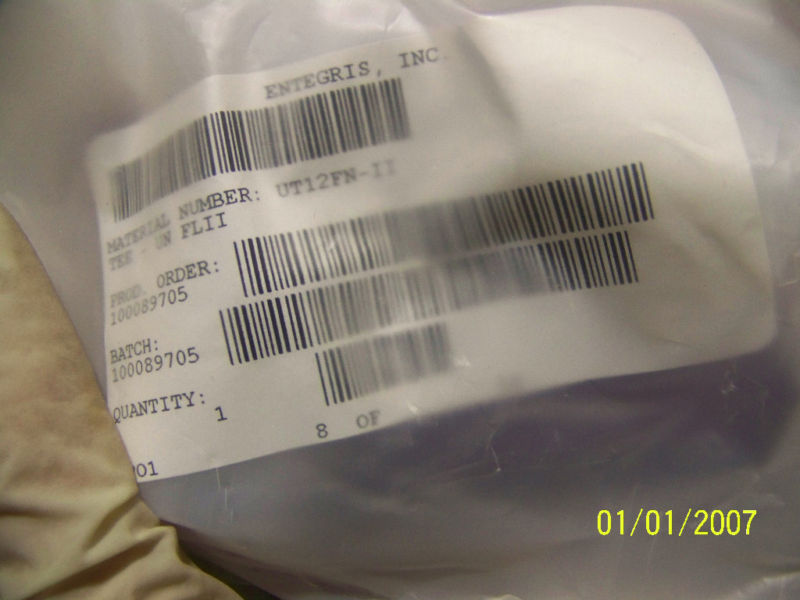 ENTEGRIS 3/4″ UNION TEE PN” UT12FN-11 NIFB