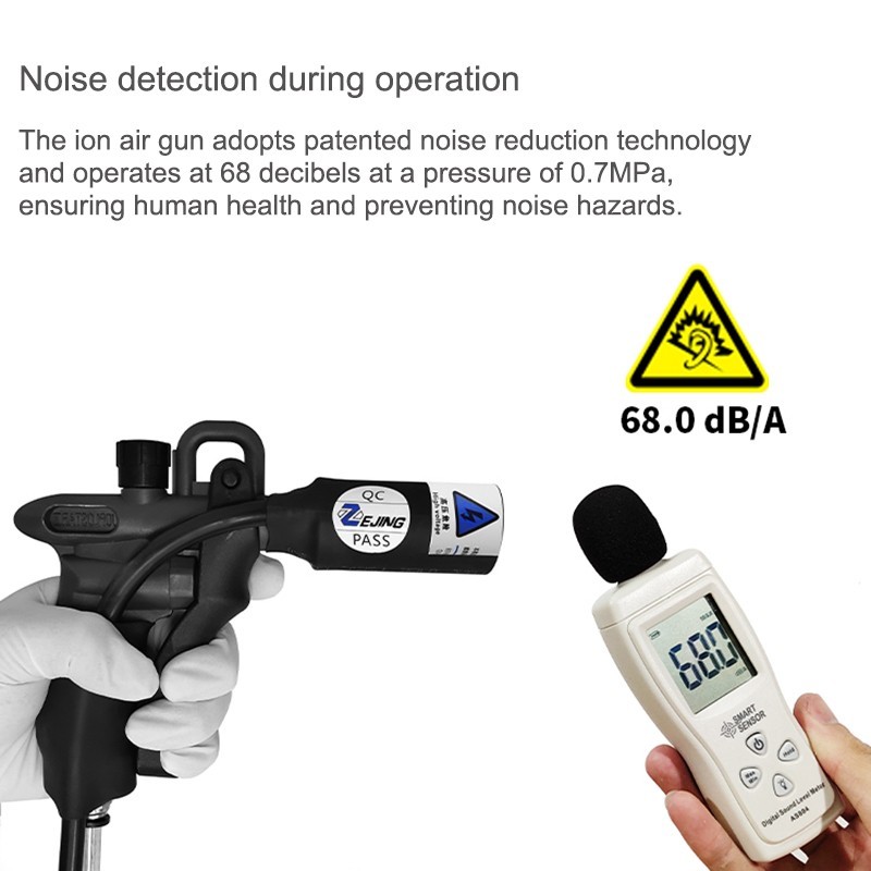 10KV Electrostatic Ion Blower Industrial Ionizing Air Gun Ion Eliminator 220V