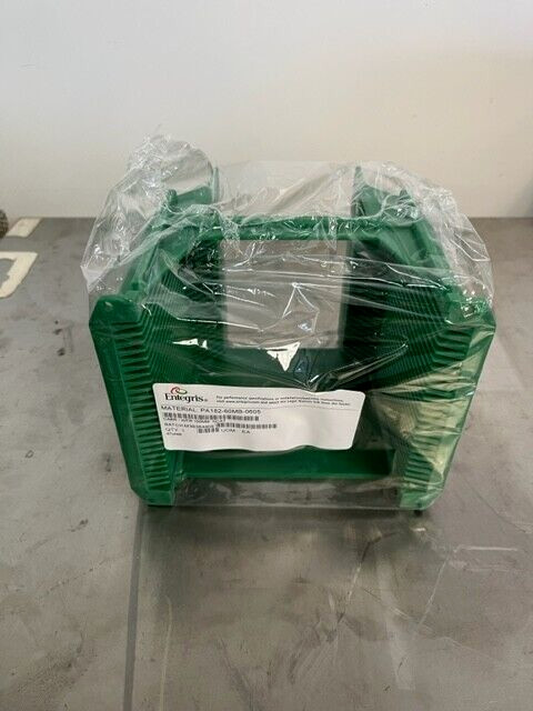 ENTEGRIS 150 mm (6 inch) Wafer Cassette, GREEN, PA182-60MB-0605, NEW.