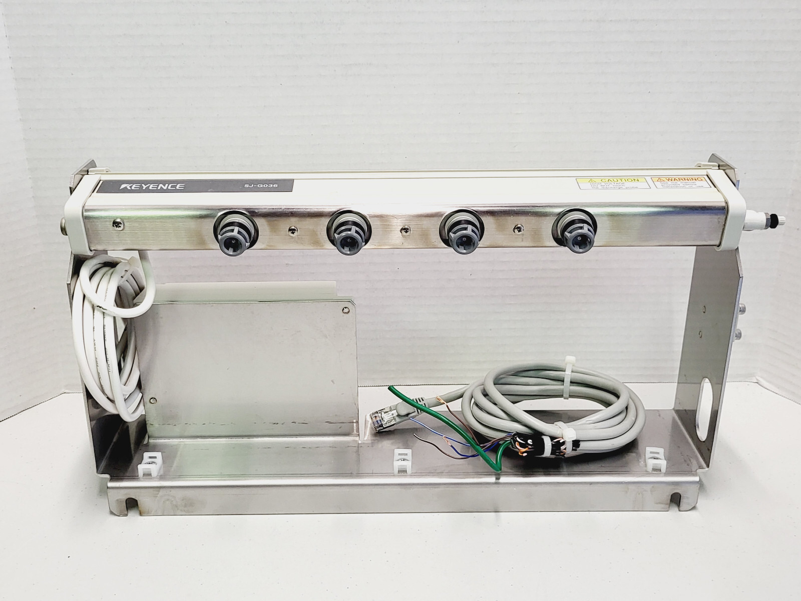 Keyence SJ-G036 High-speed Clean Air Barrier Static Eliminator, Controller & Bar