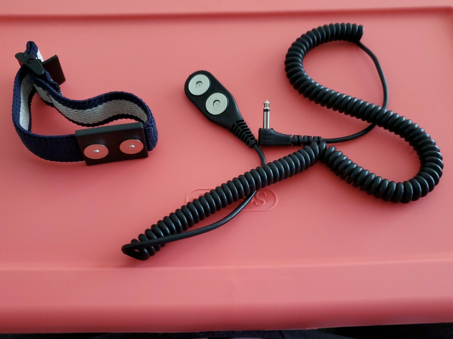 ESD Wrist Strap Antistatic Grounding DUAL Bracelet Wrist 6F COIL CORD