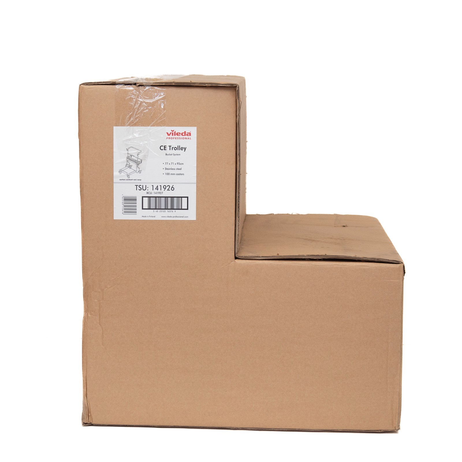 Lot 2 Vileda Clean Room CE Trolley Bucket System TSU 141926 – Cleanroom Cart Set